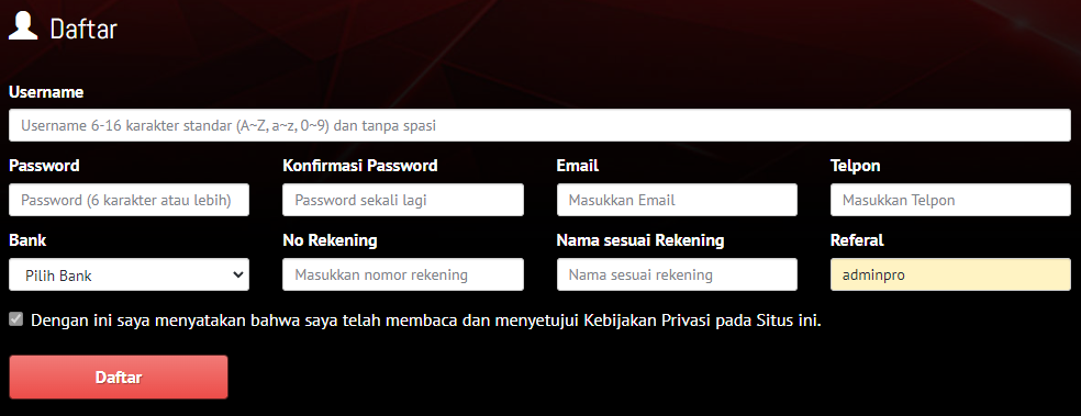 RETRO777 SITUS DAFTAR JUDI ONLINE